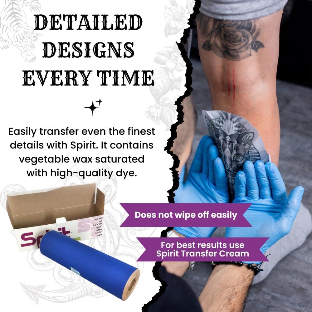 Papel de Transferencia Tatuaje Térmico Spirit 30.48 m Vegano