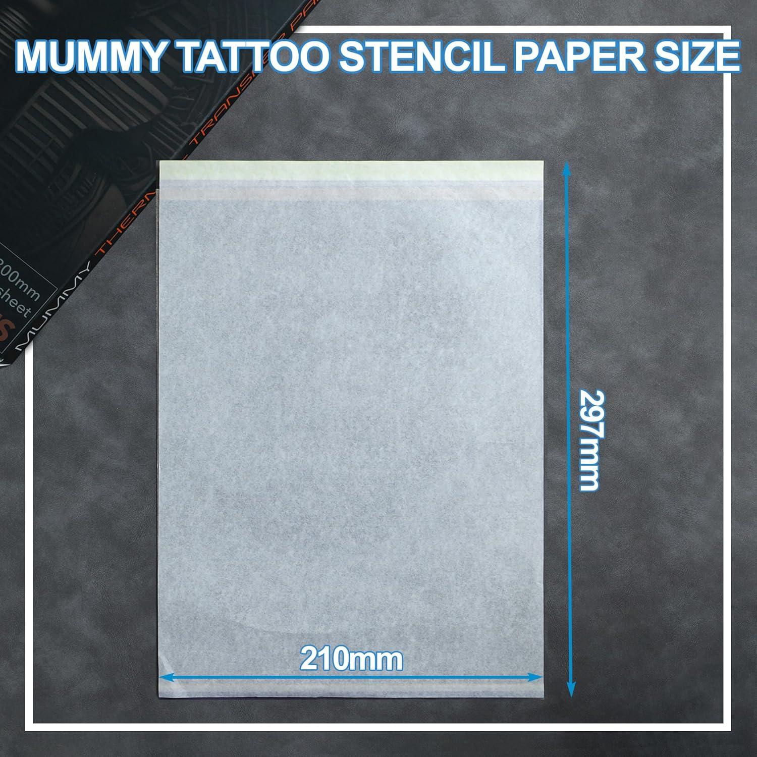 Papel de Transferencia de Tatuaje Mummy 100 Hojas A4 4 Capas