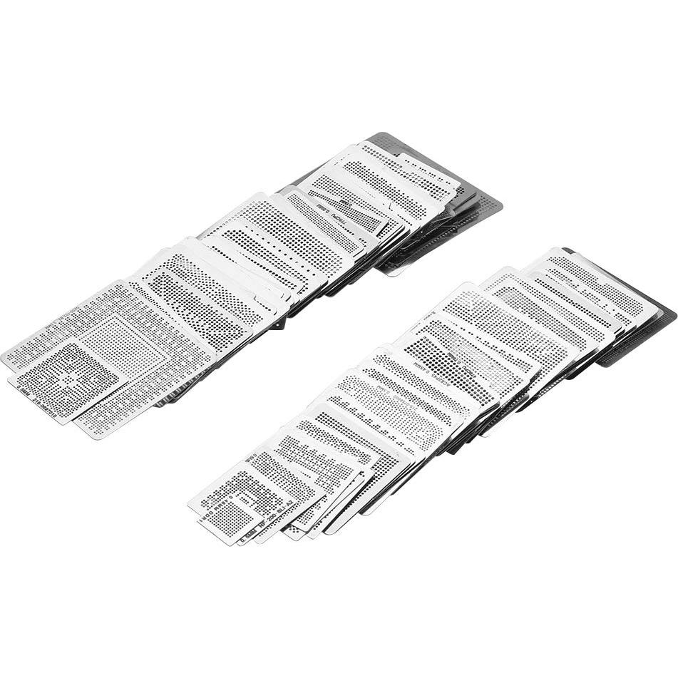 Red de Retrabajo BGA Focket 130pcs Plantillas Acero Inoxidable