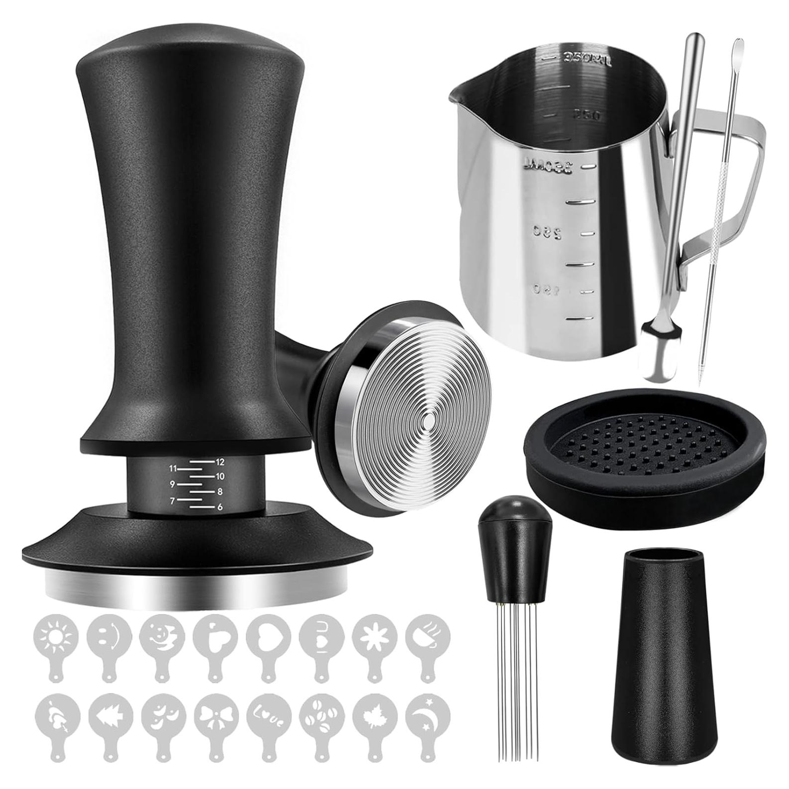 Kit de Accesorios para Espresso Wenosda 22 Piezas 51mm
