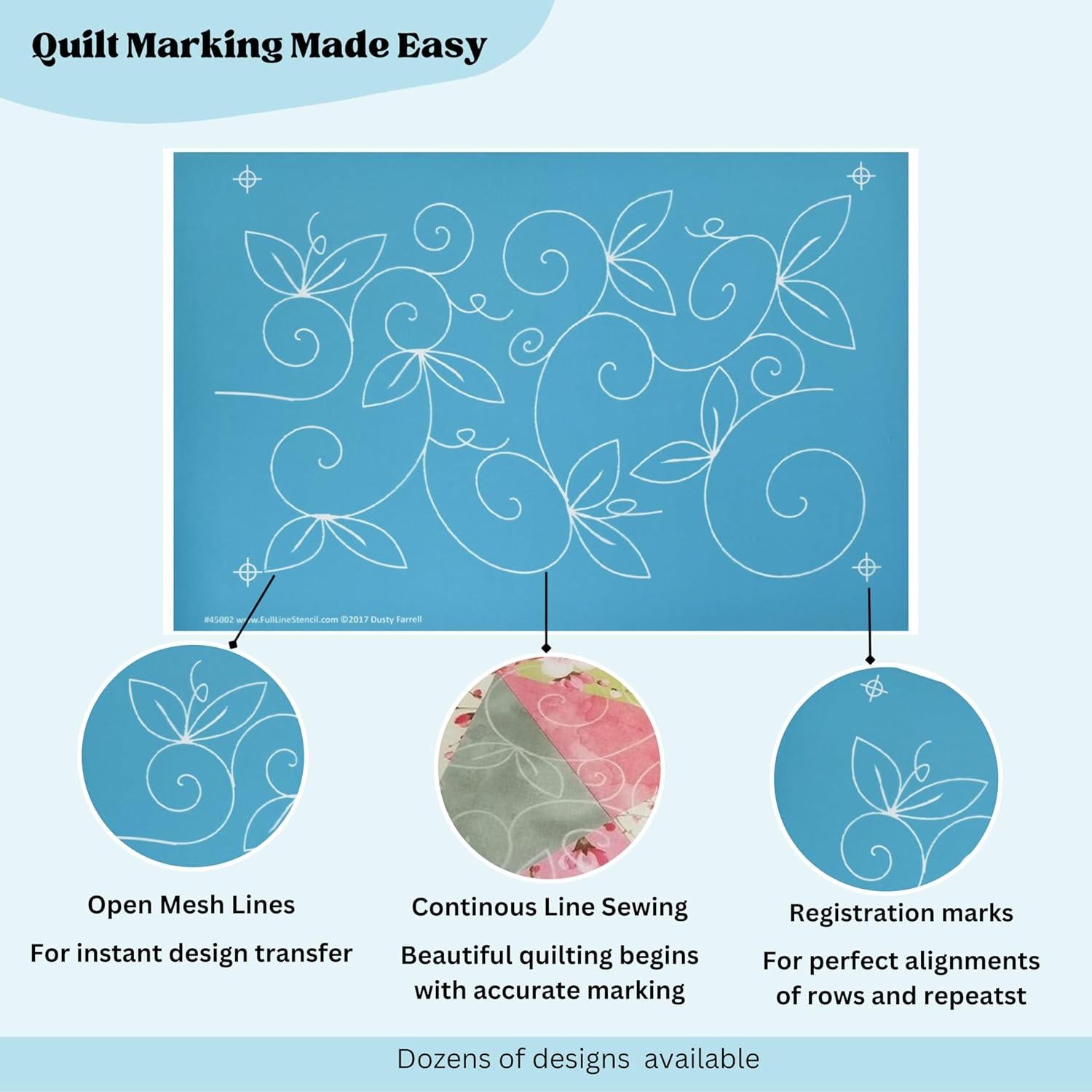 Plantilla de Jardín Caprichoso Hancy Creations 43x28 cm