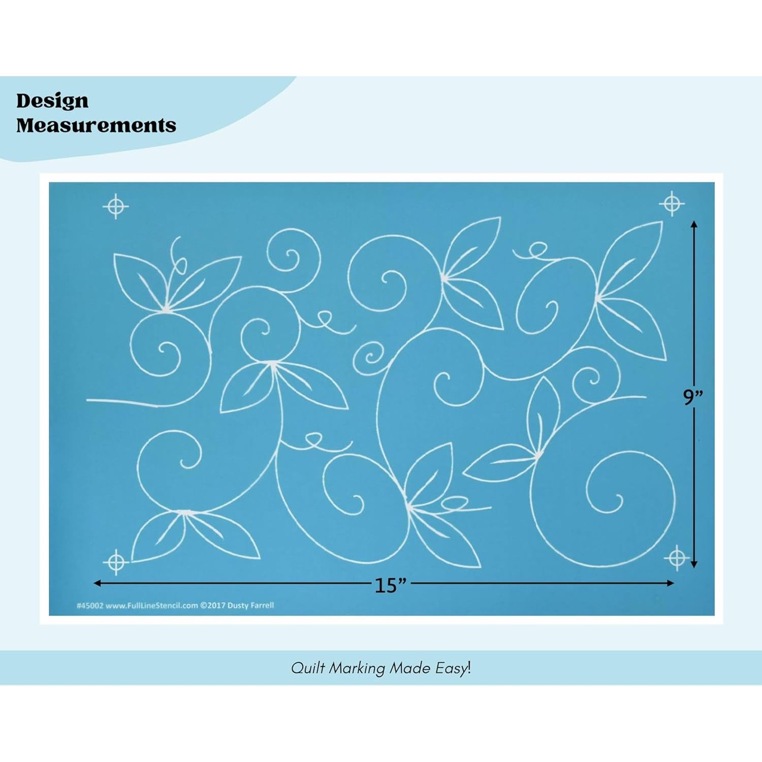 Plantilla de Jardín Caprichoso Hancy Creations 43x28 cm