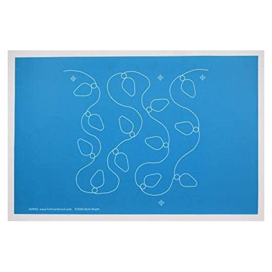 Plantilla de Acolchado Luces de Navidad Hancy 43x28 cm