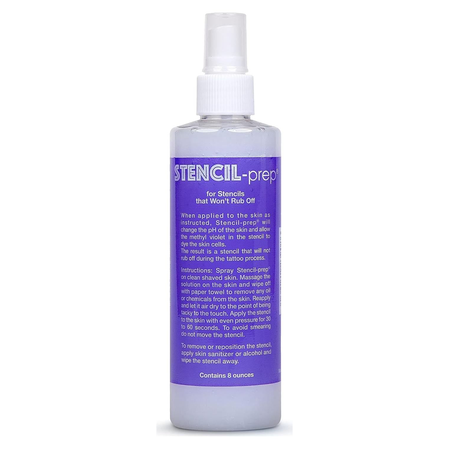 Spray Preparador de Plantillas Stencil.prep 236.6 ml - Tatuaje