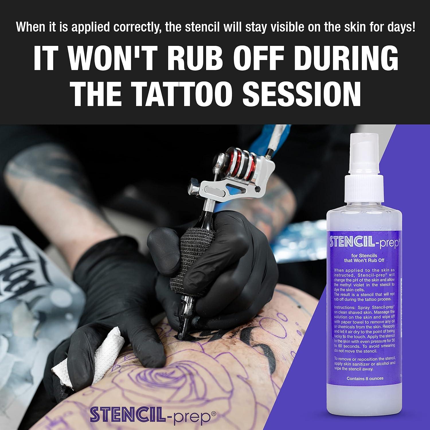 Spray Preparador de Plantillas Stencil.prep 236.6 ml - Tatuaje