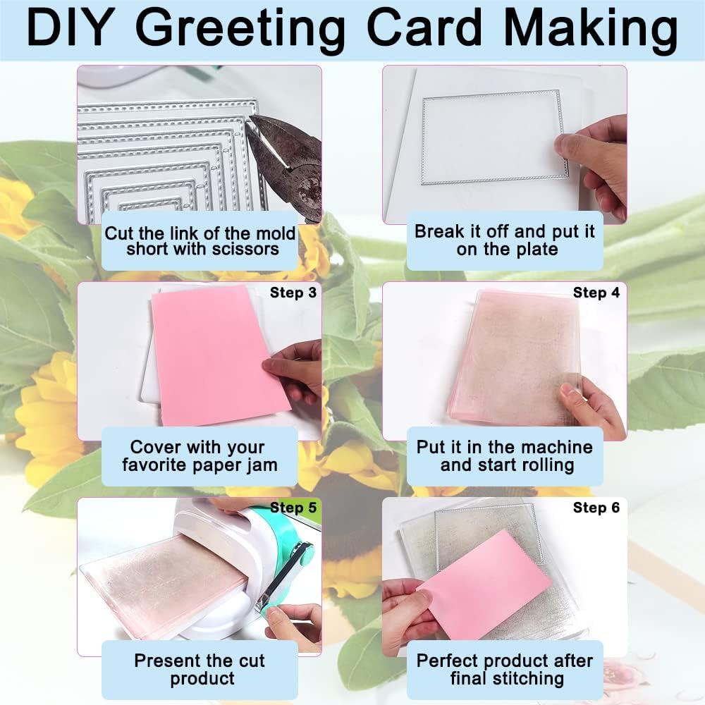 Juego de 6 Troqueles de Corte SENHAI para Scrapbooking