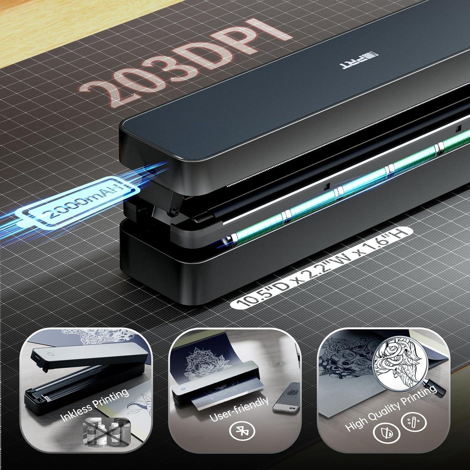 Impresora Térmica de Tatuajes iDPRT 660 Inalámbrica 0.5 kg