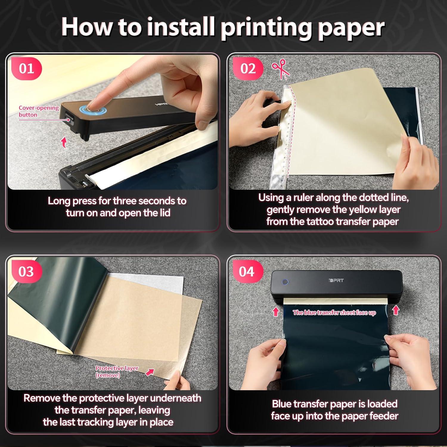 Impresora Térmica de Tatuajes iDPRT 660 Inalámbrica 0.5 kg