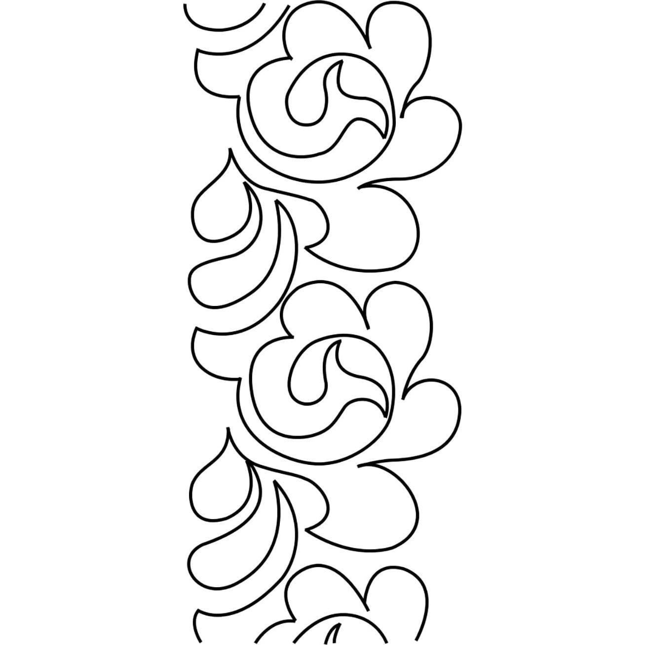 Set de 3 Plantillas de Acolchado Trendzeen con Guía Laminada