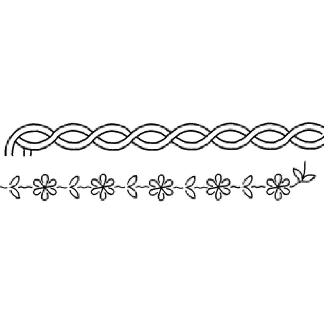 Juego de Plantillas de Acolchado a Máquina y Mano - 2 Unidades