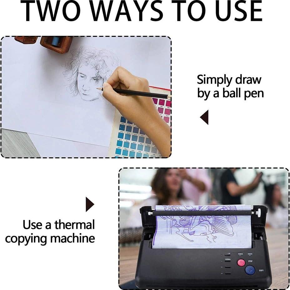 Papel de Transferencia de Tatuajes Gakonp A4 50 Hojas 4 Capas