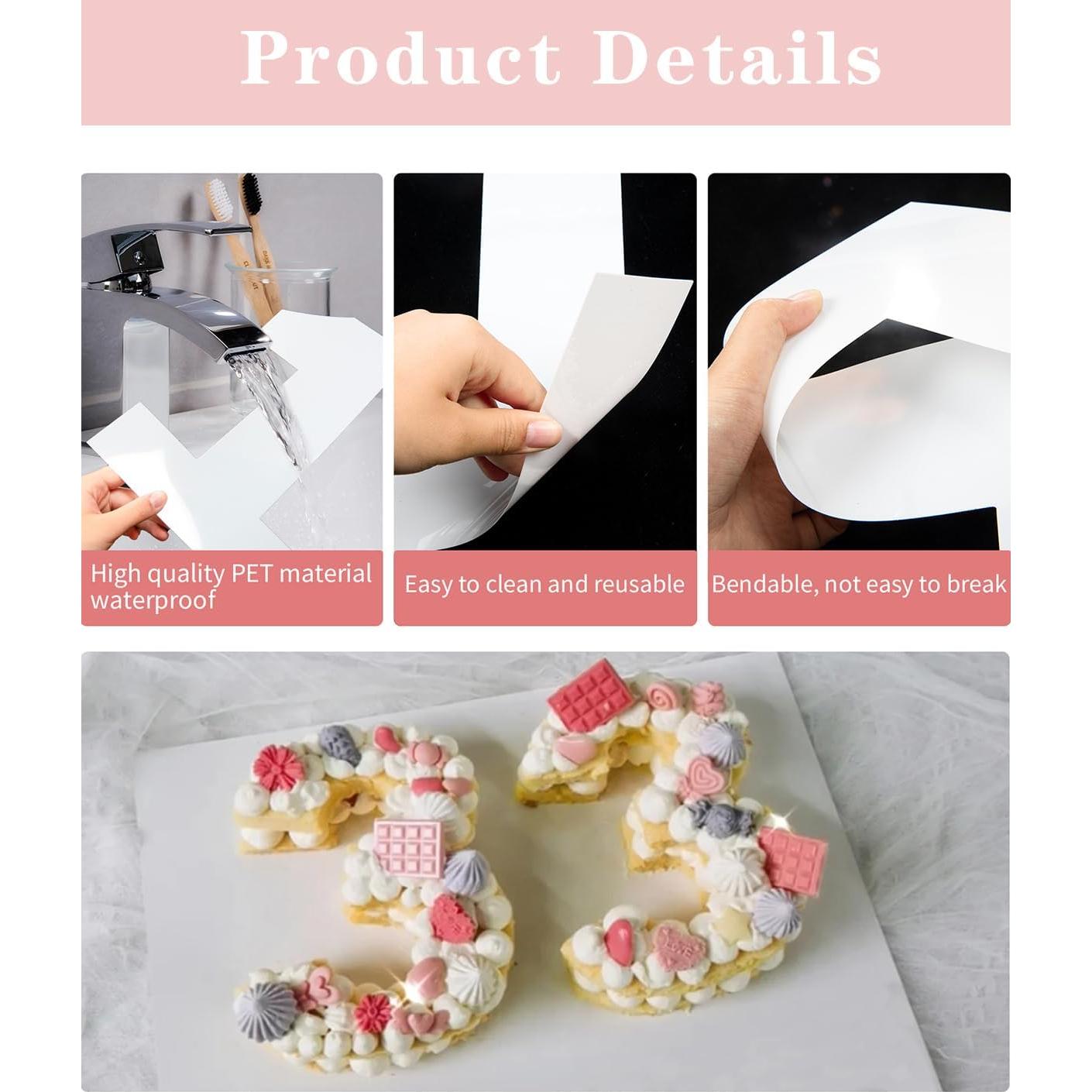 Moldes de Pastel Numerales EORTA 40.6 cm Extra Grande