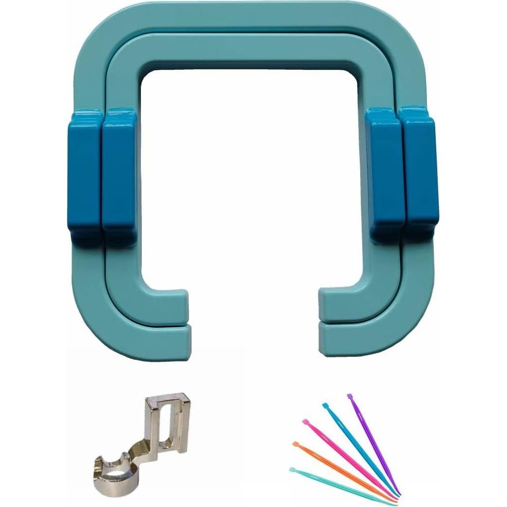 HONEYSEW 2PCS Plantillas de Acolchado + Pie Bajo Shank + 5 Herramientas