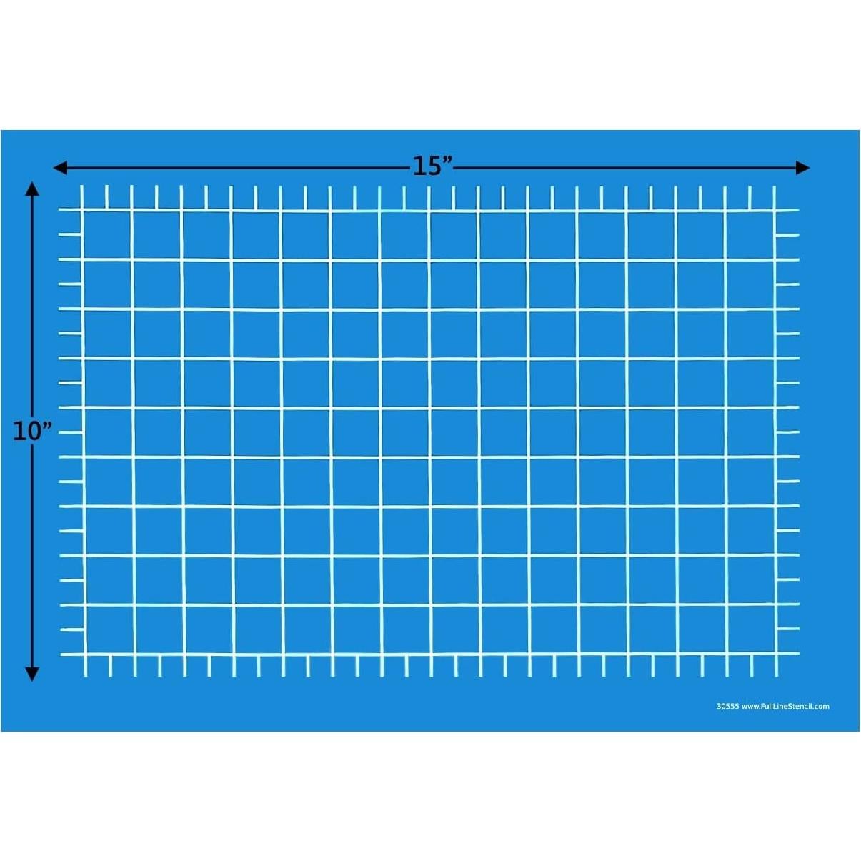 Plantilla de Acolchado Cuadrícula Hancy Creations 43x28 cm