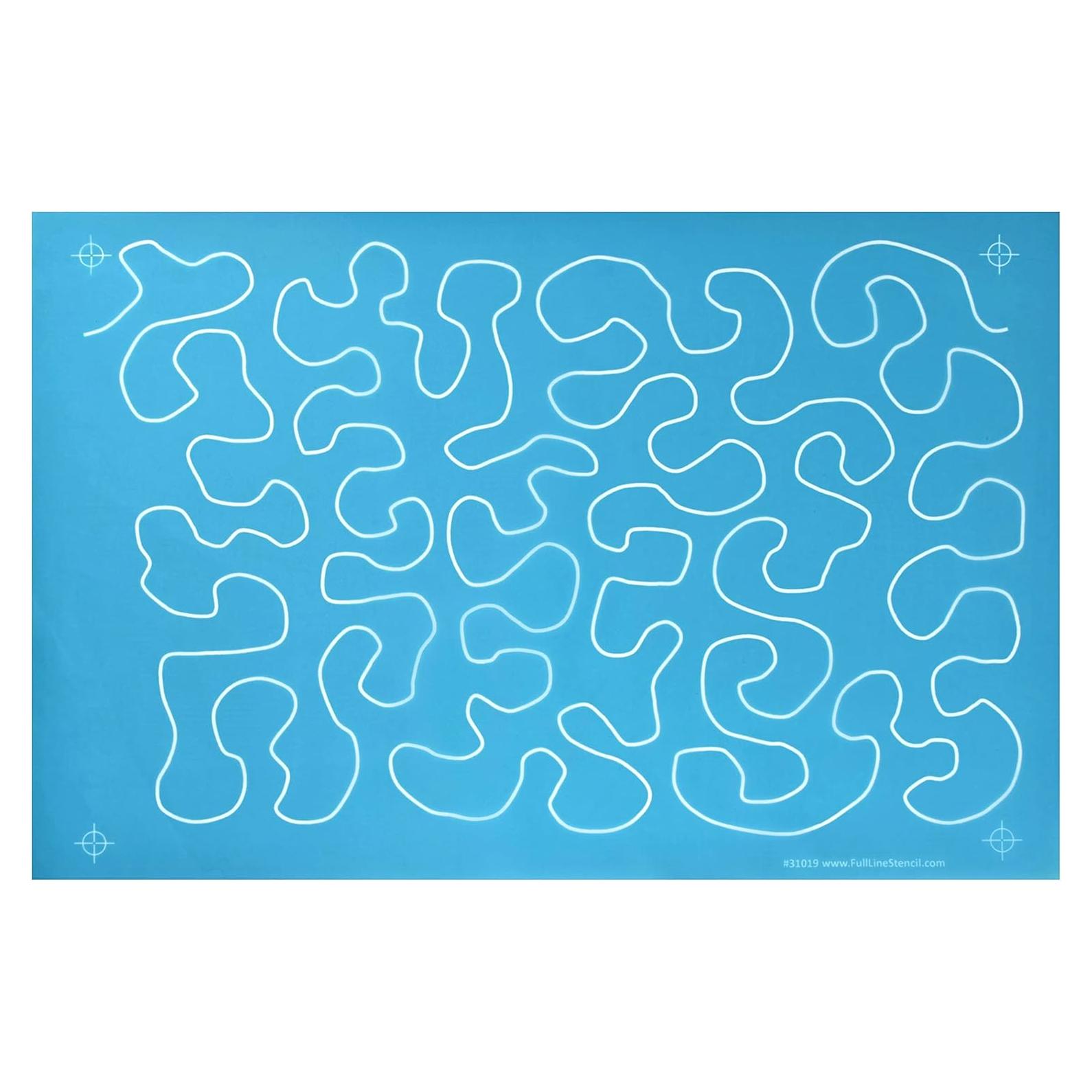 Plantilla de Acolchado Punteado Hancy Creations 30.5x25.4cm