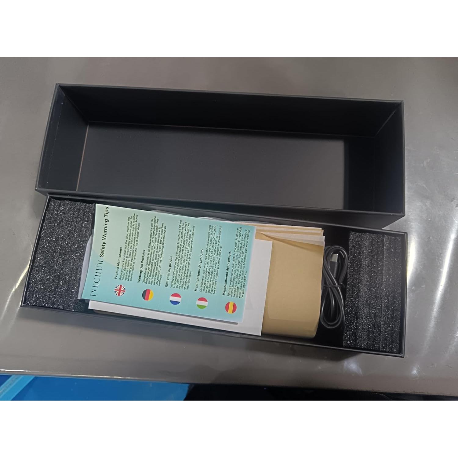 Impresora Térmica de Tatuajes INKCHUM XR3 Naranja con 10 Papeles