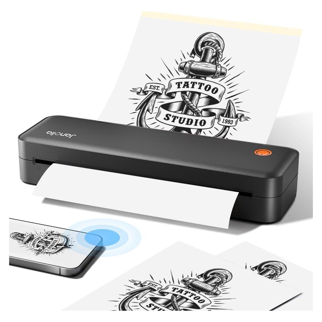Impresora de Plantillas de Tatuajes Inalámbrica Janolia A4