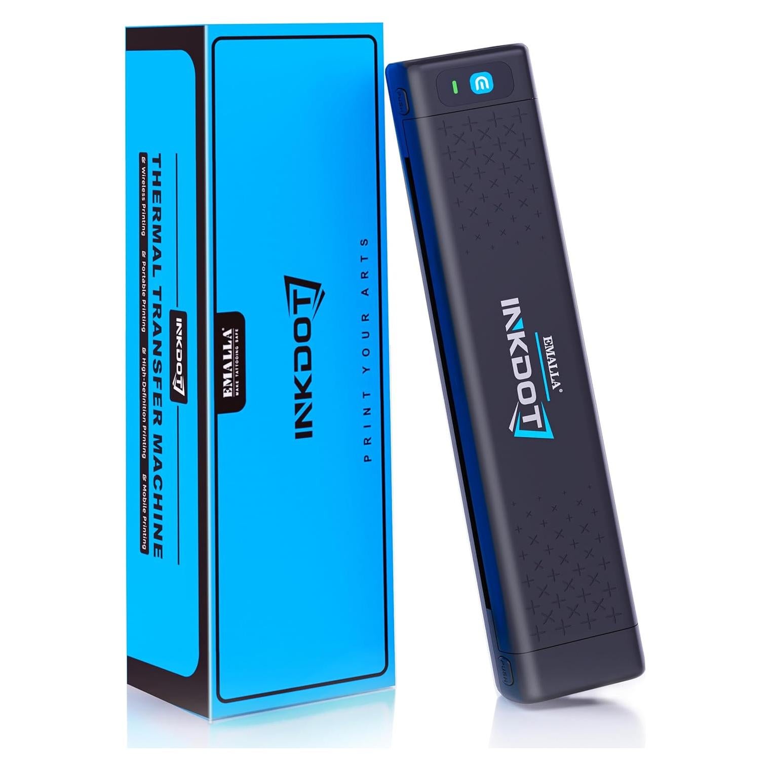 Impresora de Plantillas de Tatuaje Emalla INKDOT Bluetooth 203DPI