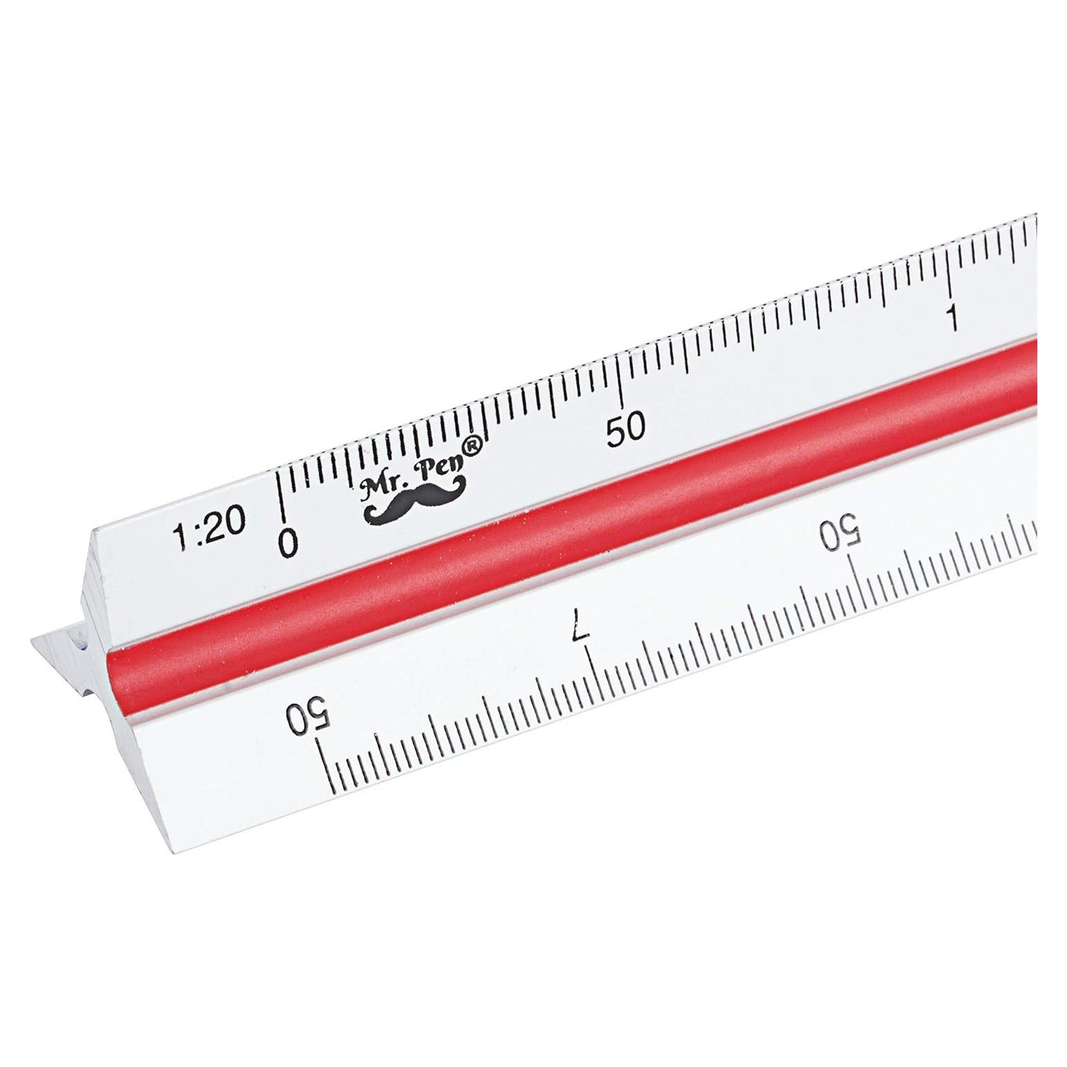 Regla de Escala Triangular de Aluminio Mr. Pen 30 cm