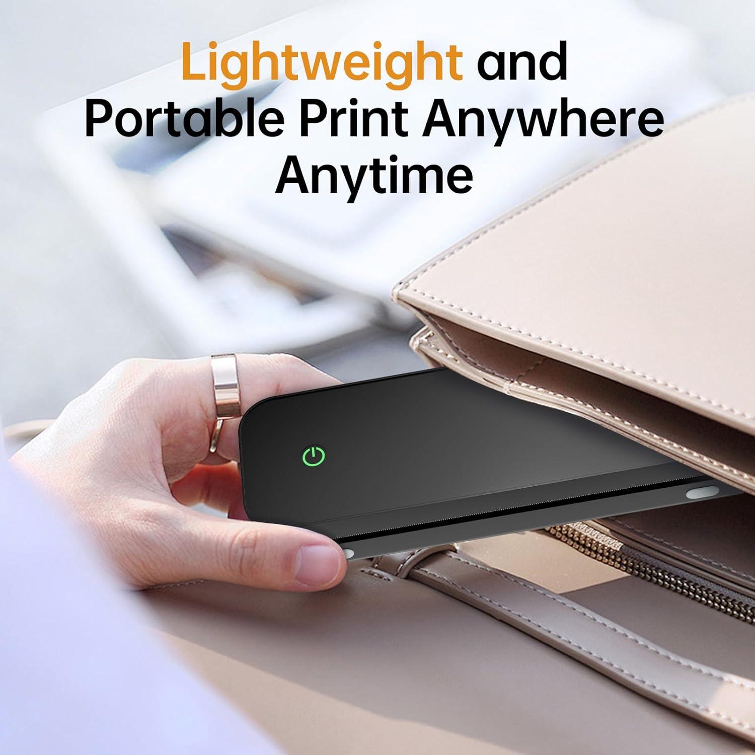 Impresora Térmica Mini Inalámbrica XWKOXWK C80 para Viajes