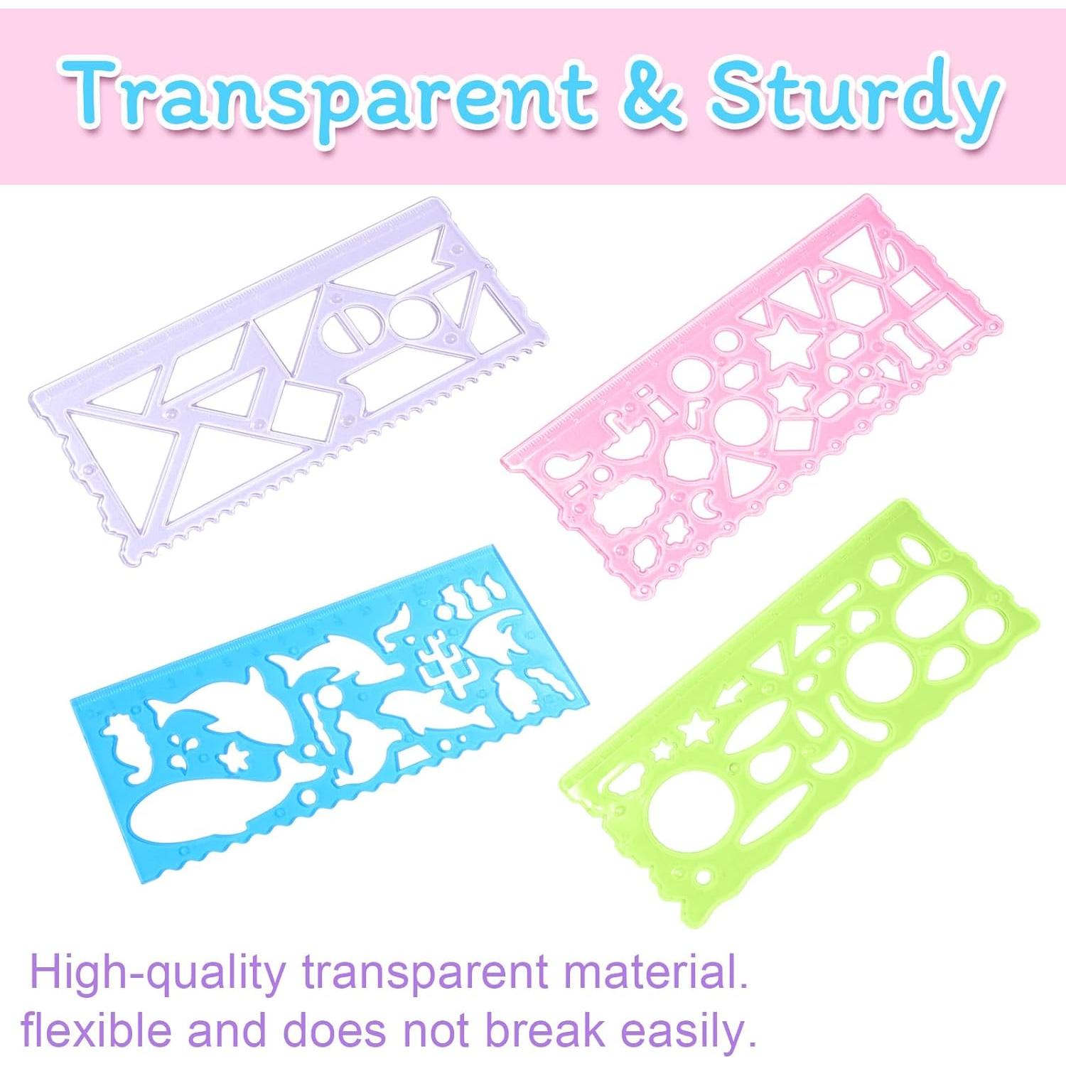 Plantillas de Dibujo de Animales Yuanchu - 8 Piezas Multicolor