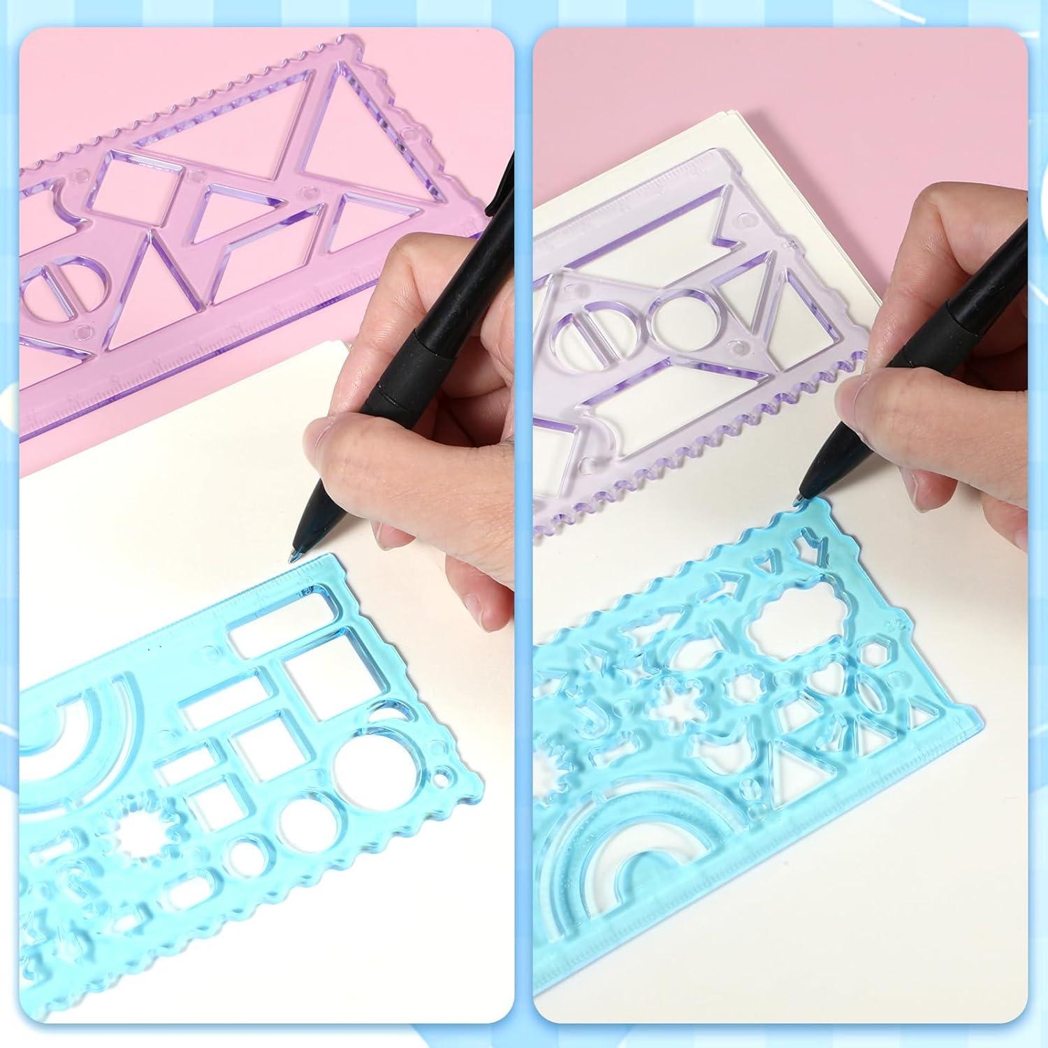 Plantillas de Dibujo de Animales Yuanchu - 8 Piezas Multicolor