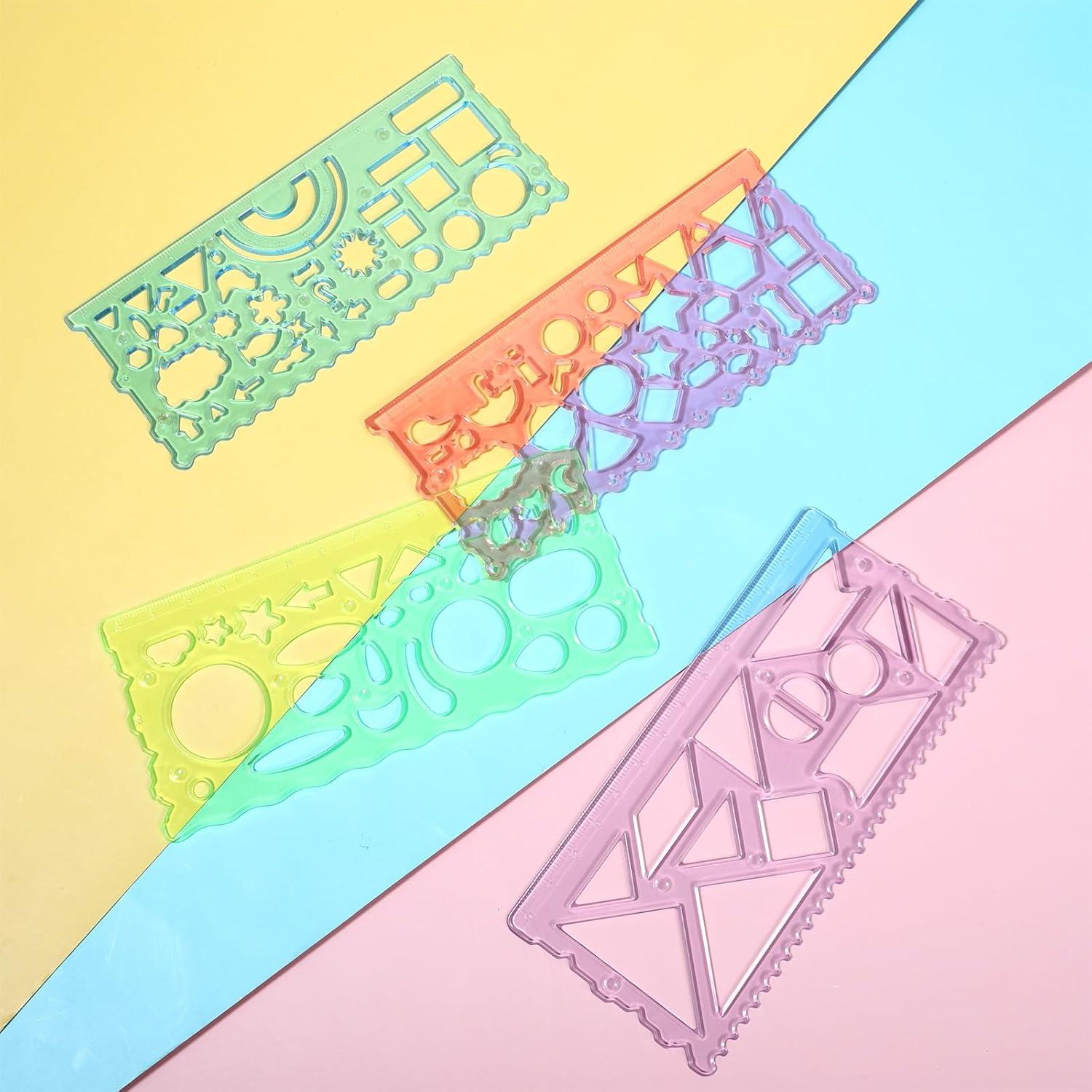 Plantillas de Dibujo de Animales Yuanchu - 8 Piezas Multicolor