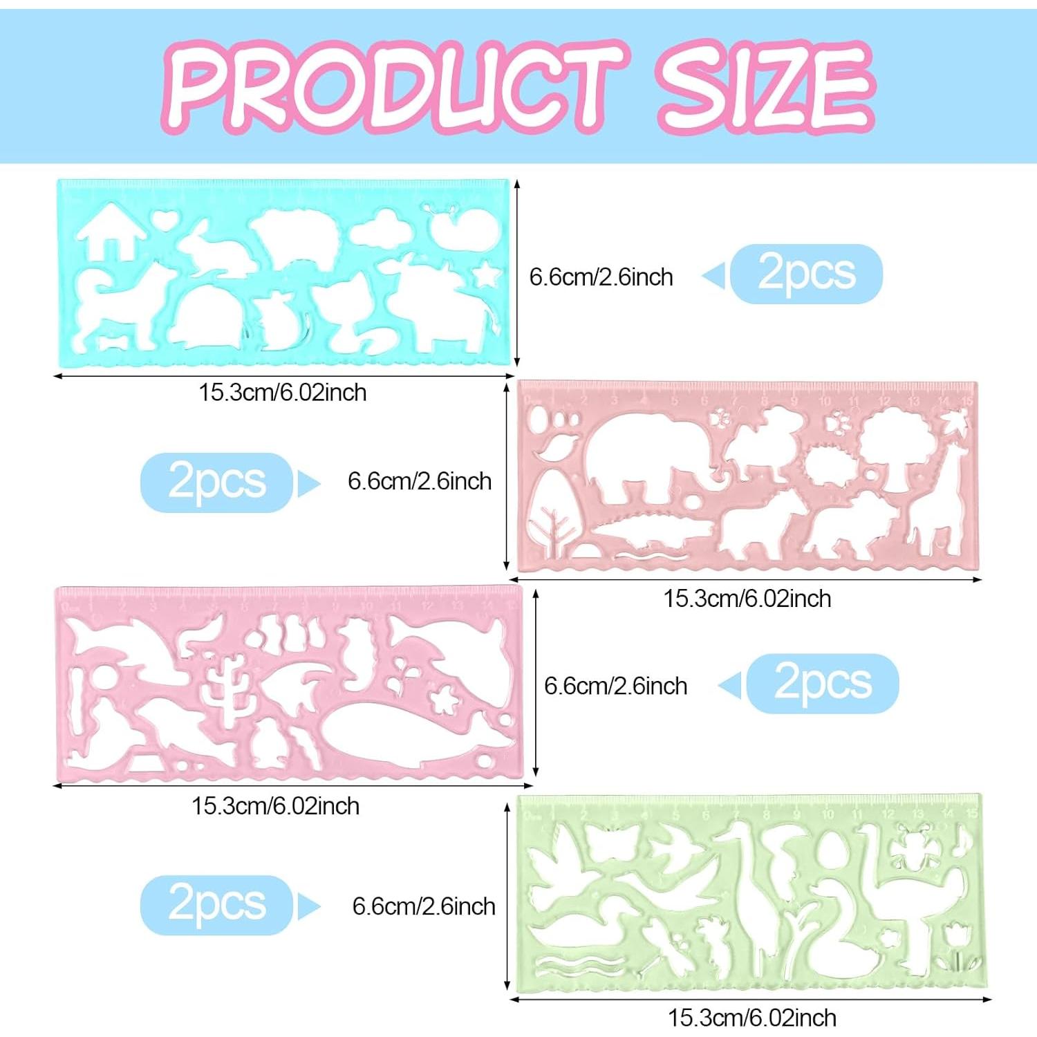 8 Plantillas de Dibujo para Niños Ymapinc - Animales Coloridos