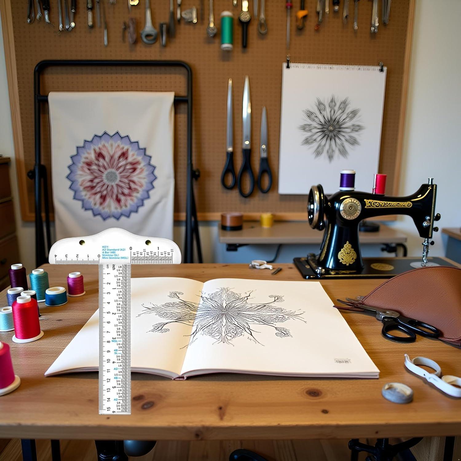 Regla T Acrílica Transparente 15.24 cm - Junfamilee