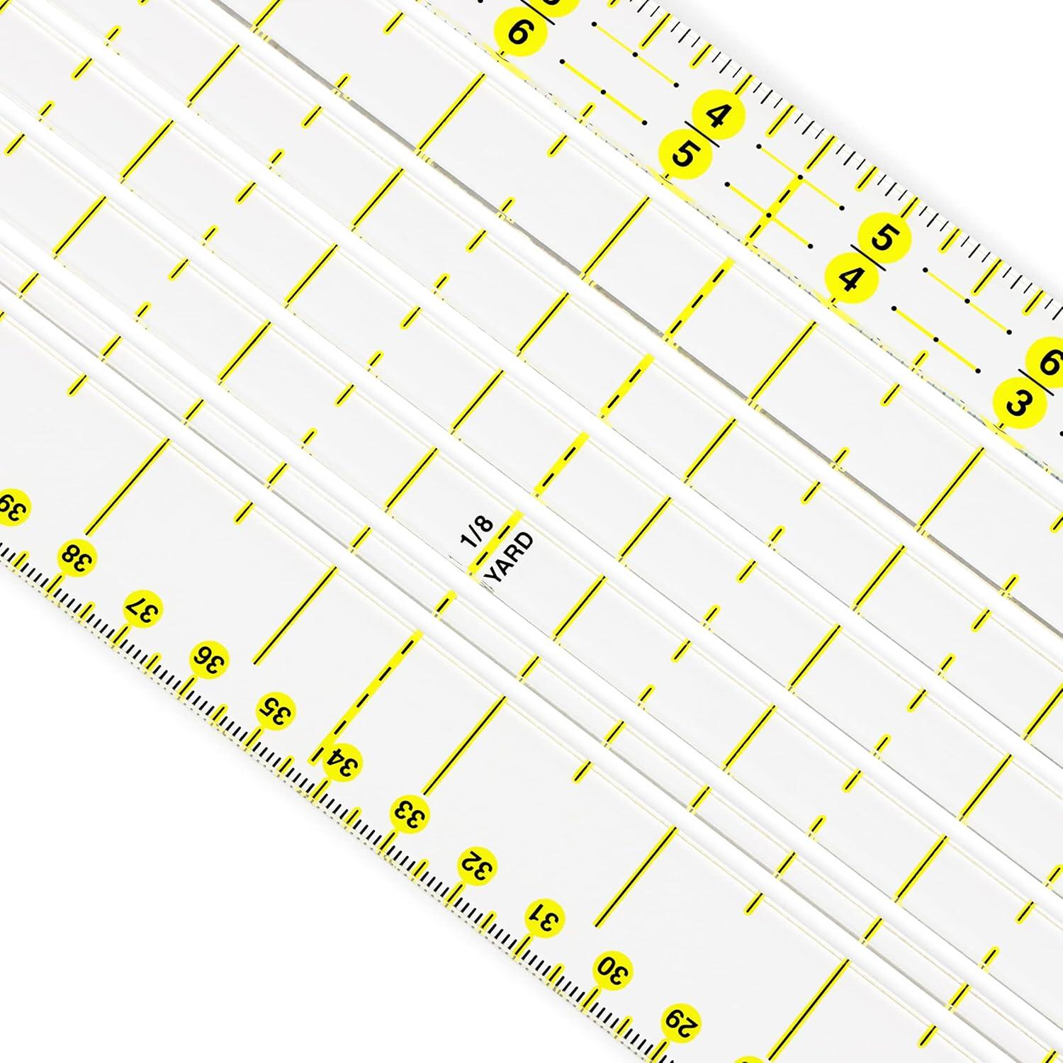 Regla de Medir y Marcar Dritz 10.5x45.7 cm Acrílico