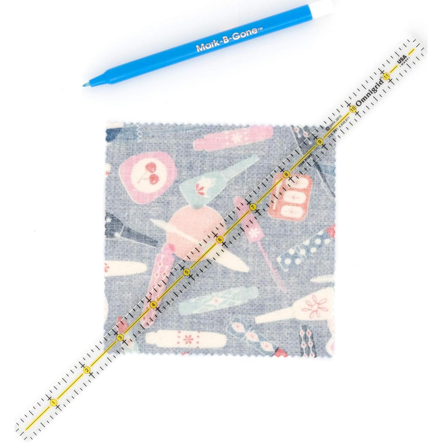 Trío de Reglas de Marcado Omnigrid 10.16-15.24-30.48 cm