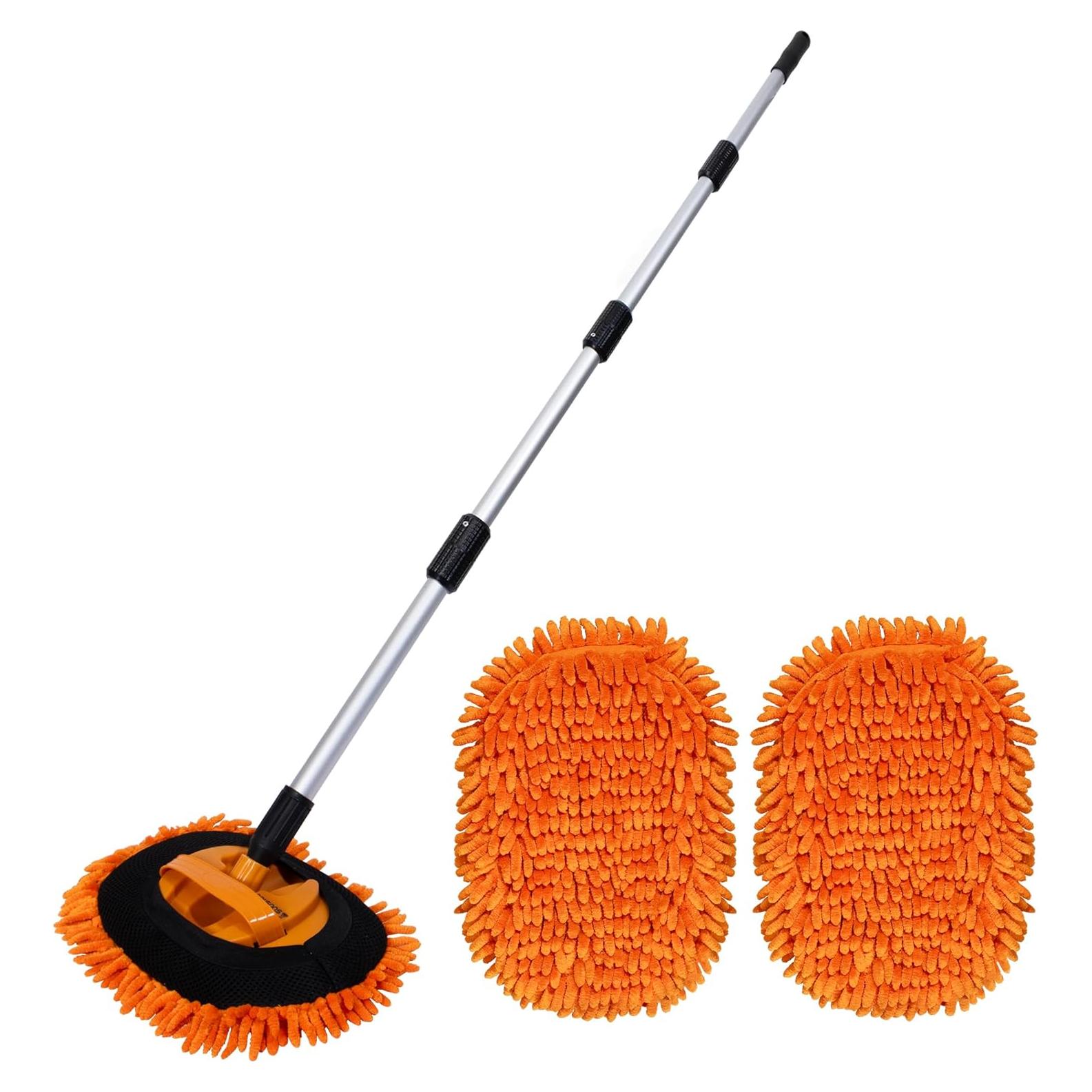 Mitón Lavado Extensible Suds Lab EM con Mango Telescópico 147 cm