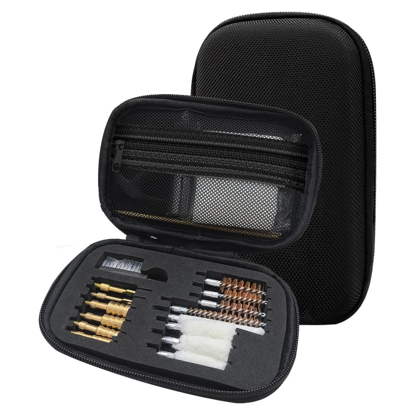 Kit de Limpieza de Armas ZZY - Varilla Reforzada y Cepillos para Calibres .22, 9mm, .45