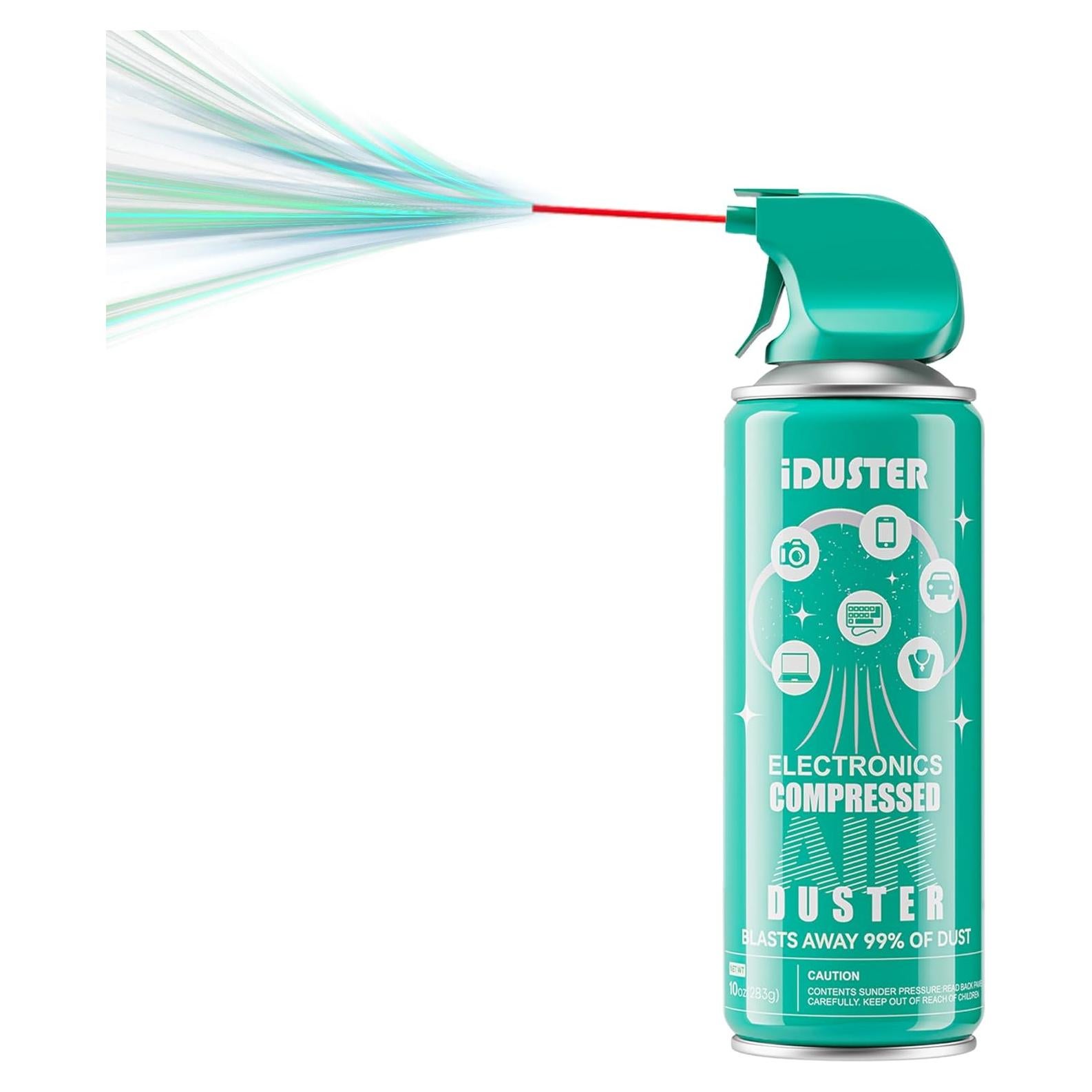 Lata de Aire Comprimido iDuster 283.5g Limpiador Electrónica