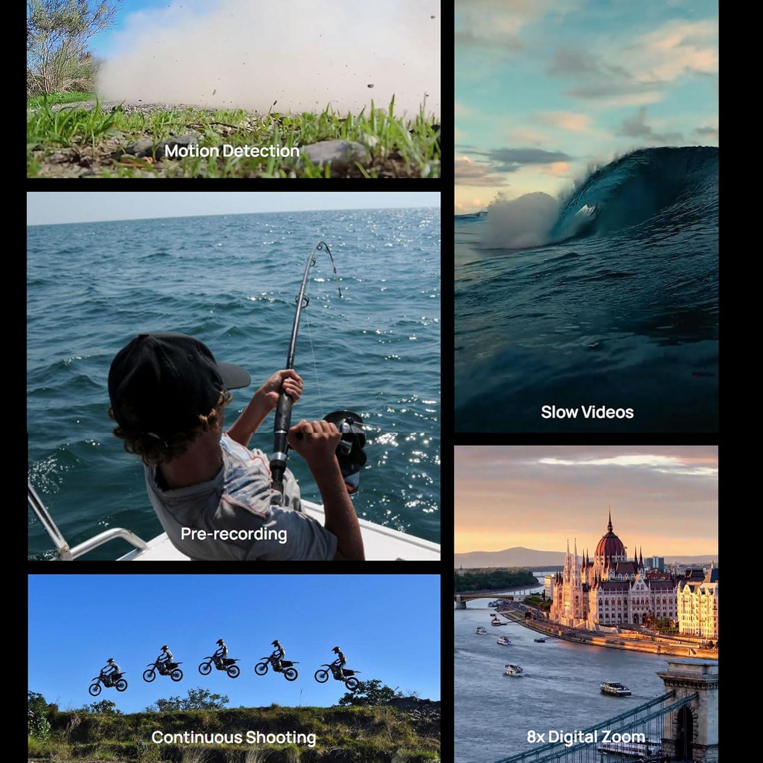 Cámara de Acción SJCAM SJ20 Doble Lente 4K Estabilización 6 Ejes