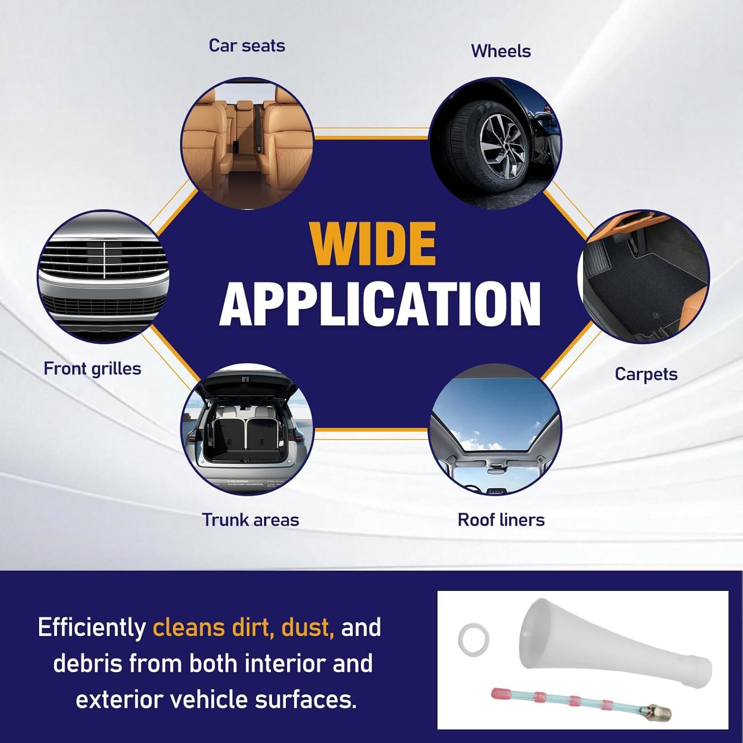 Kit de Limpieza de Autos Beienz para Pistola Tornador Z-010 Z-014