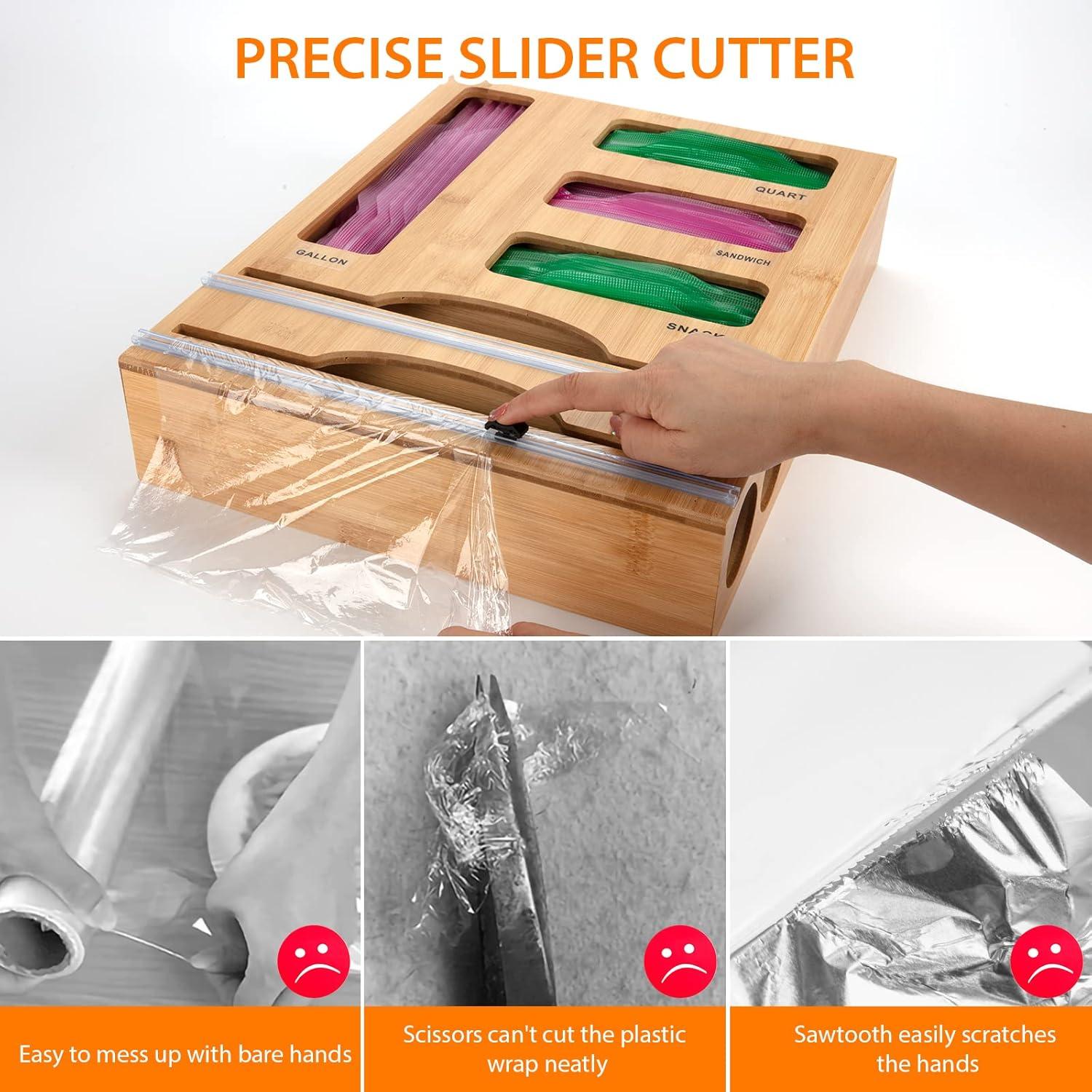 Organizador de Bolsas de Almacenamiento Jitner 6 en 1 Bambú