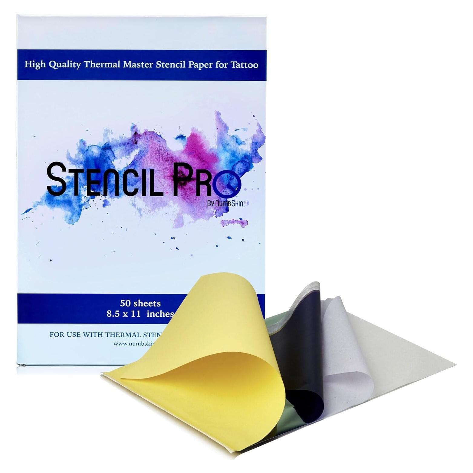 Papel de Transferencia de Tatuaje Stencil Pro 50 Hojas A4