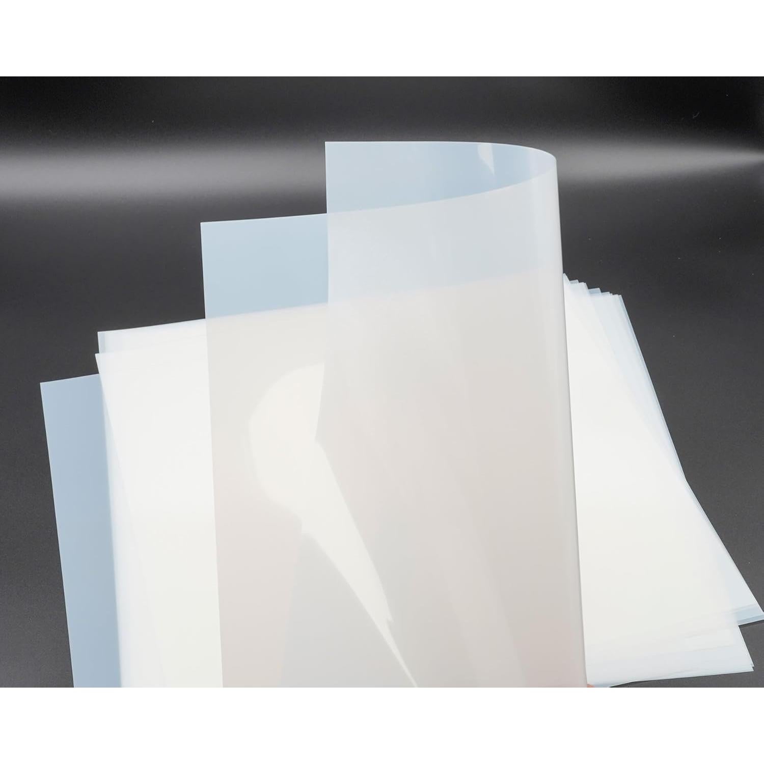 40 Hojas Plantillas Mylar 30.5x30.5 cm Neglex PET Reutilizables