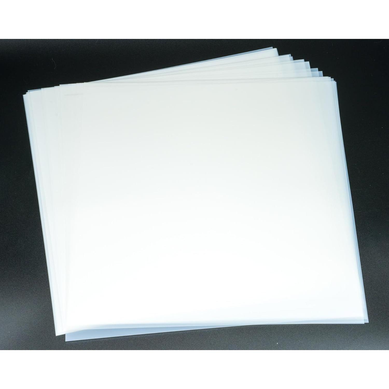 40 Hojas Plantillas Mylar 30.5x30.5 cm Neglex PET Reutilizables