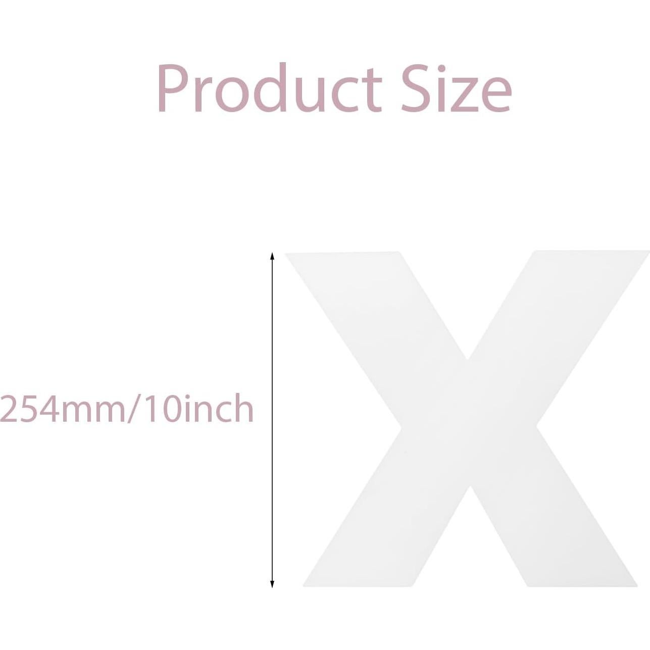 Plantillas de Pastel Alfabéticas EORTA 26 Pcs 25 cm Letras Mayúsculas