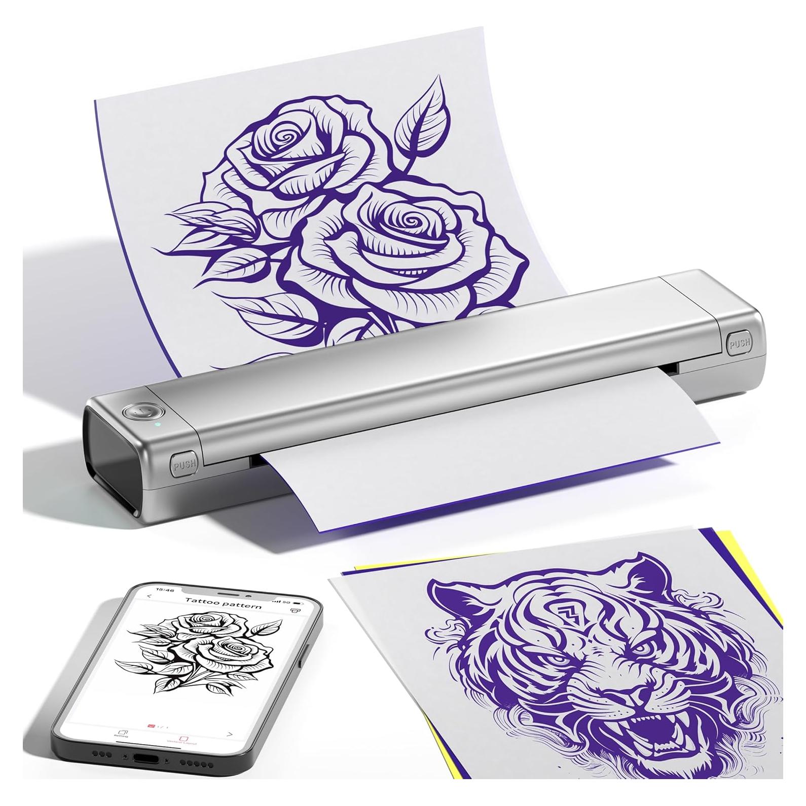 Impresora de Plantillas Tatuajes ItriAce M08F Bluetooth Portátil