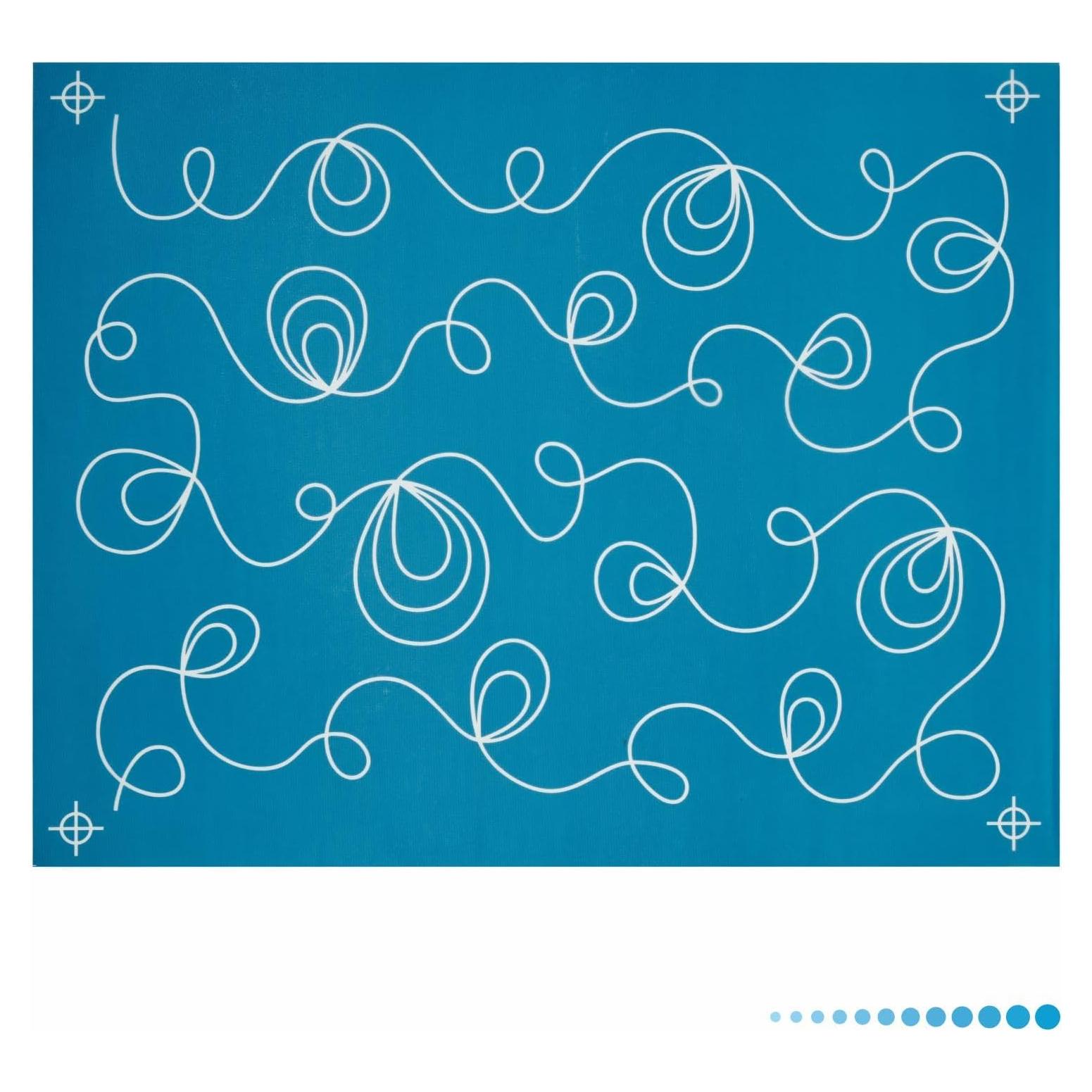 Plantilla Reutilizable MoniPair para Acolchado - Conchas Espiral