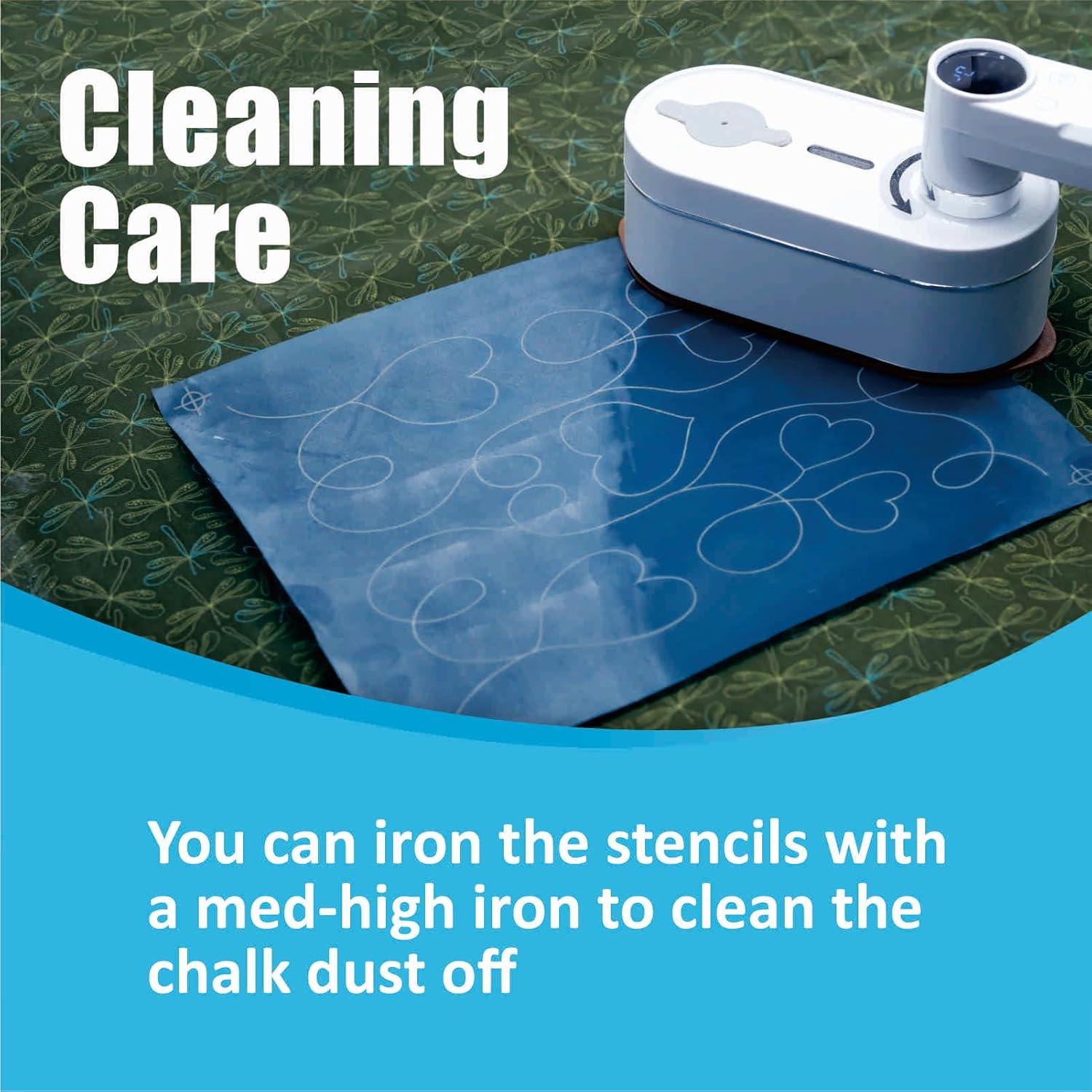 Plantilla Reutilizable MoniPair para Acolchado - Conchas Espiral