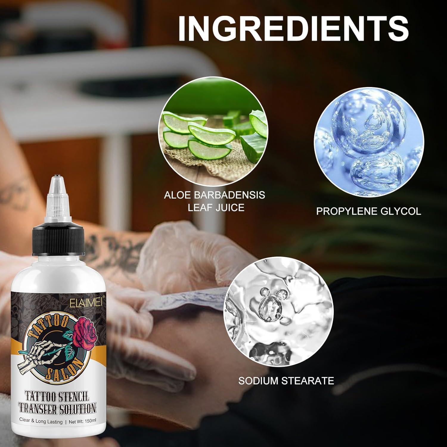 Gel de Transferencia de Tatuaje Beyxdu 300ml Claro y Duradero