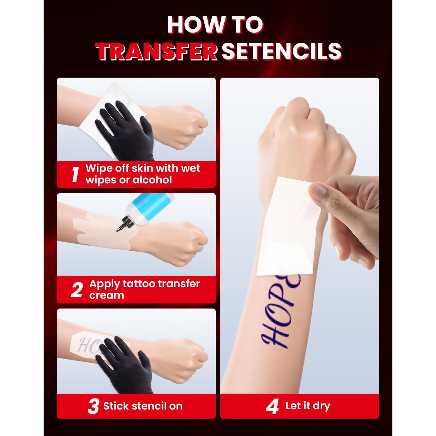 Impresora Portátil Inalámbrica de Tatuajes COLORWING M08F - Negro