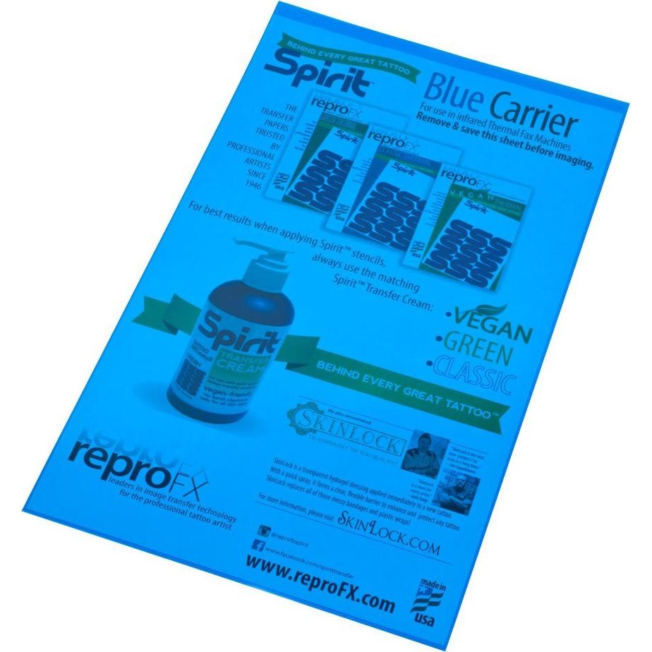 Papel de Transferencia Tatuaje Spirit 14" Vegano - Térmico