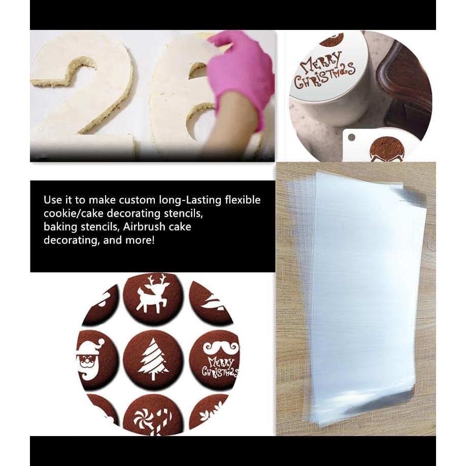 Plantillas de Mylar Transparente HOOLOURUM 30.48x12.19m 4mil