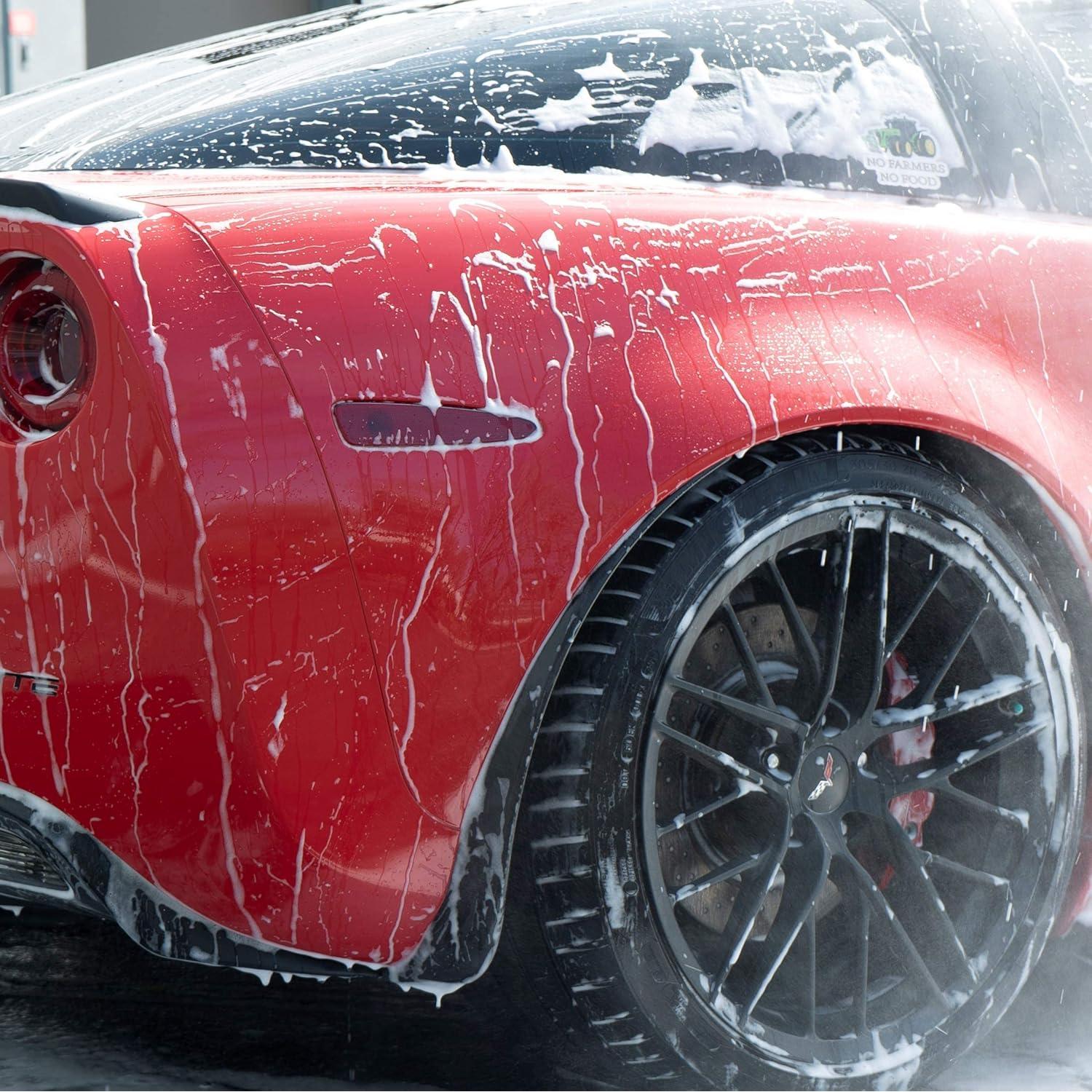 Jabón para Autos 3D Rosa 3.78L - pH Neutro, Alta Espuma, Aroma Cereza