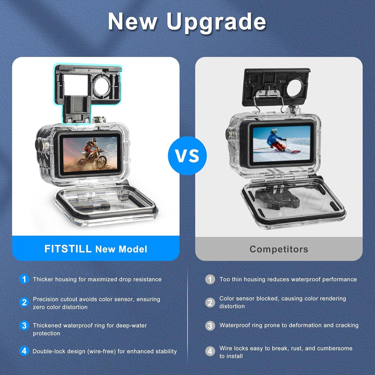 Funda Impermeable FitStill para DJI Osmo Action 5 Pro/4/3 - 50m